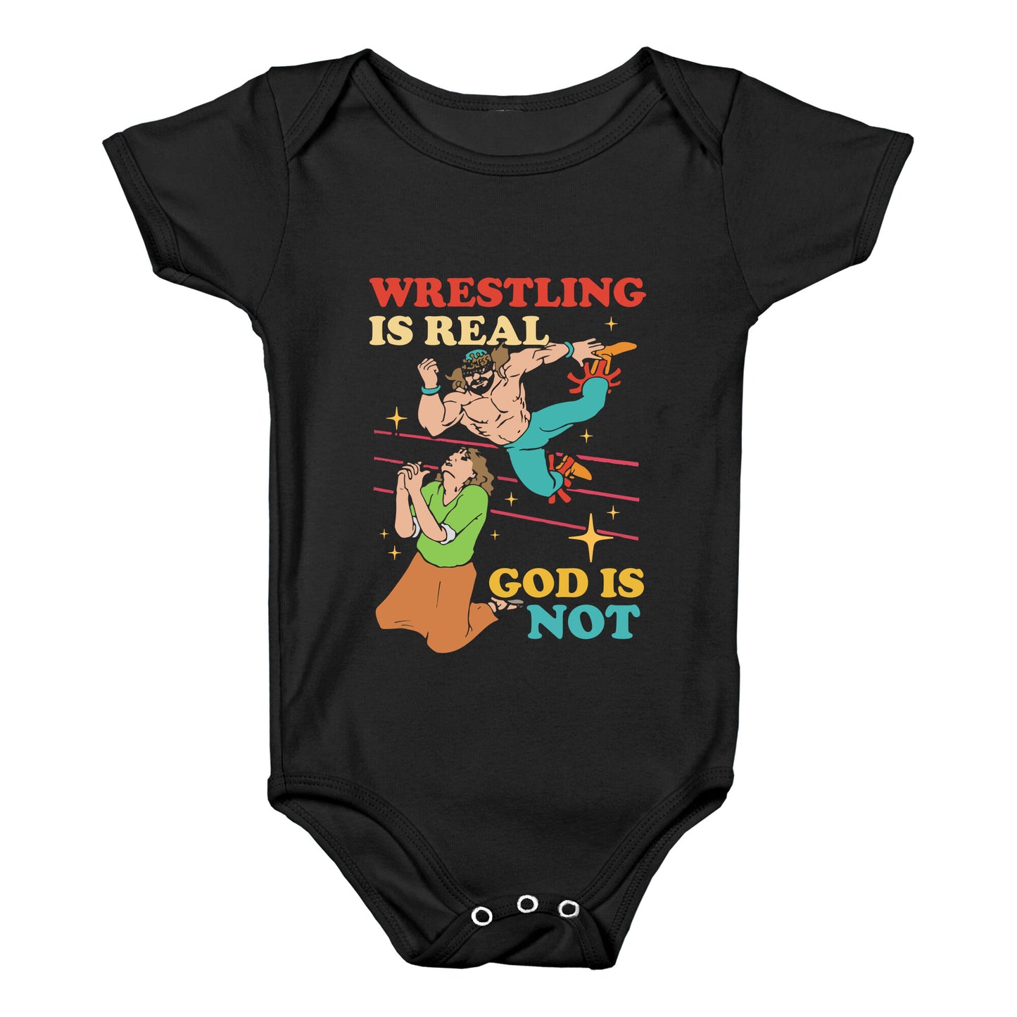 Wrestling Is Real Baby One-Piece