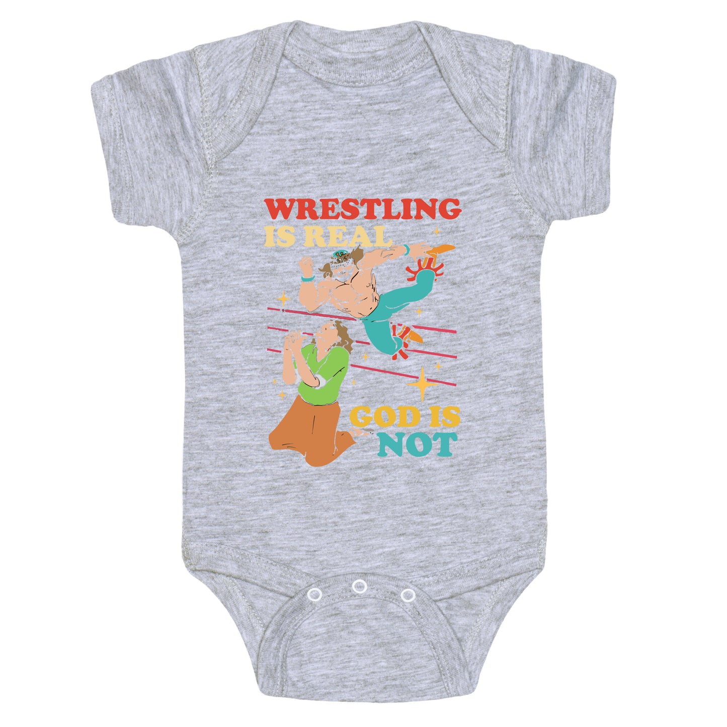 Wrestling Is Real Baby One-Piece