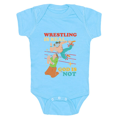 Wrestling Is Real Baby One-Piece