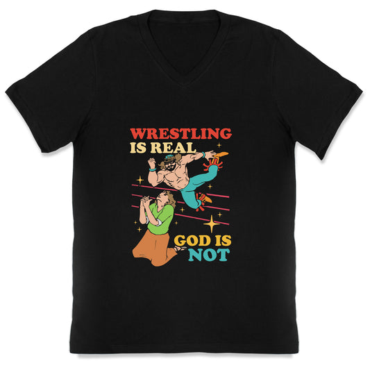 Wrestling Is Real V-Neck