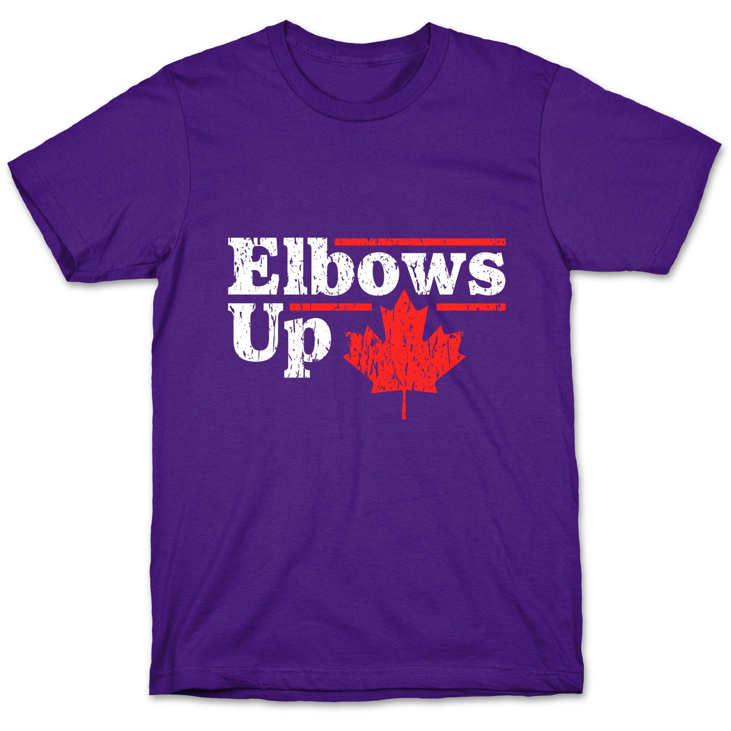 Elbows Up Canada Leaf T-Shirt