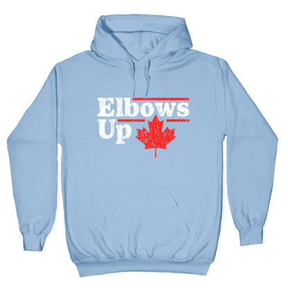 Elbows Up Canada Leaf Hoodie