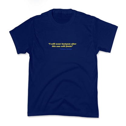 Zelensky Costume Quote Kids Tee