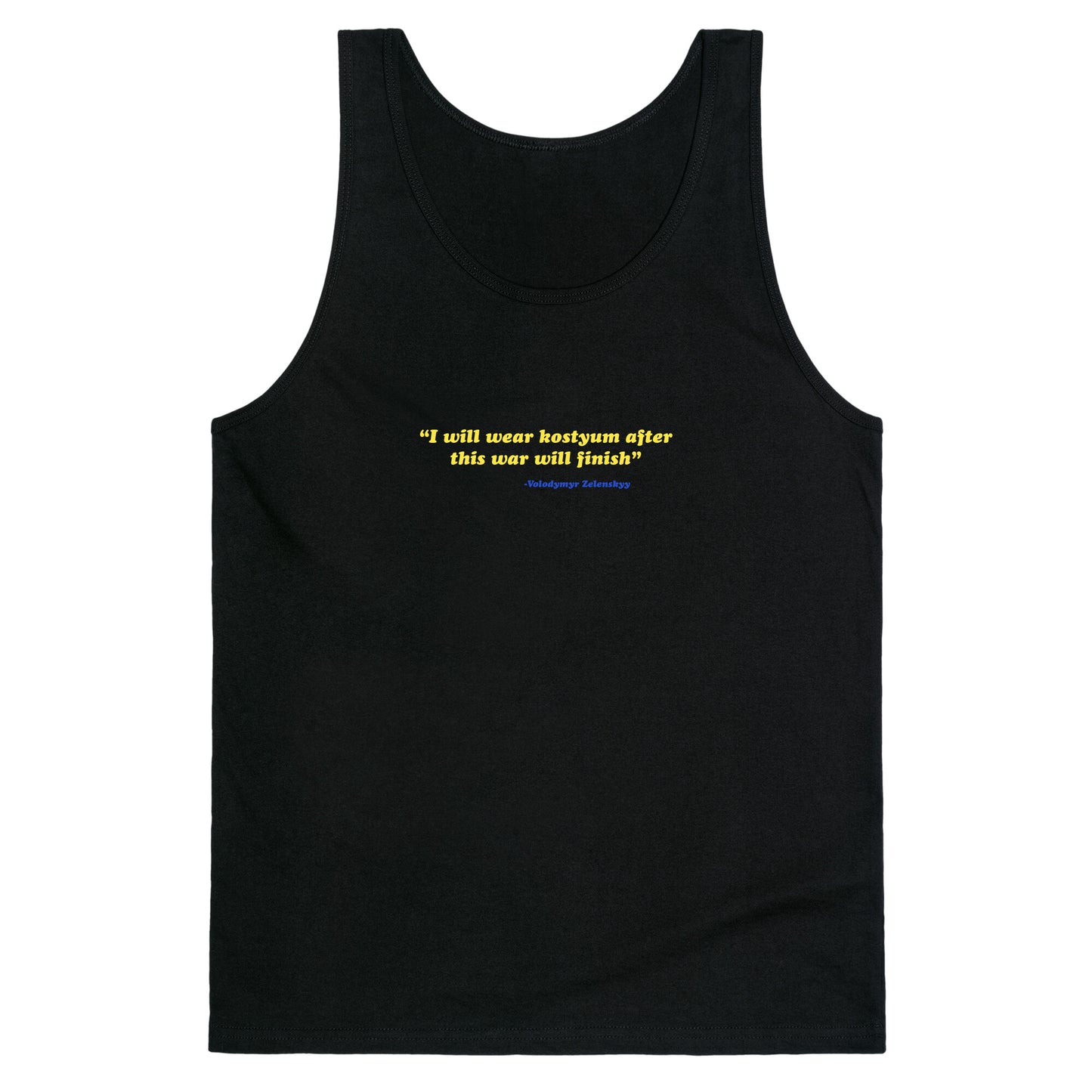 Zelensky Costume Quote Tank Top