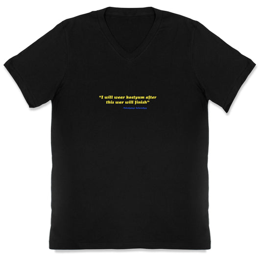 Zelensky Costume Quote V-Neck