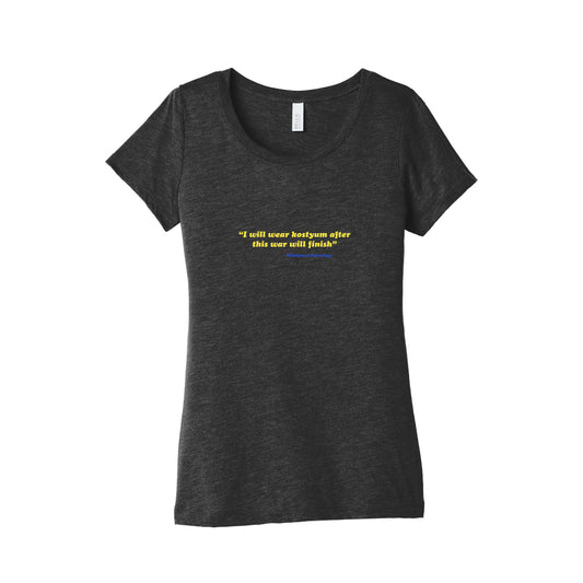 Zelensky Costume Quote Womens Triblend Tee