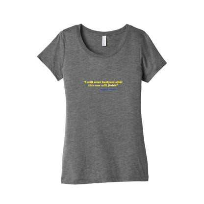 Zelensky Costume Quote Womens Triblend Tee