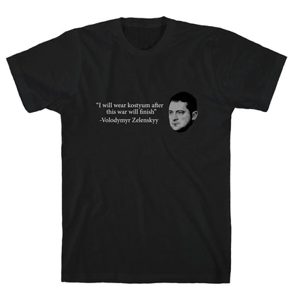 Zelensky Trump Costume Quote T-Shirt