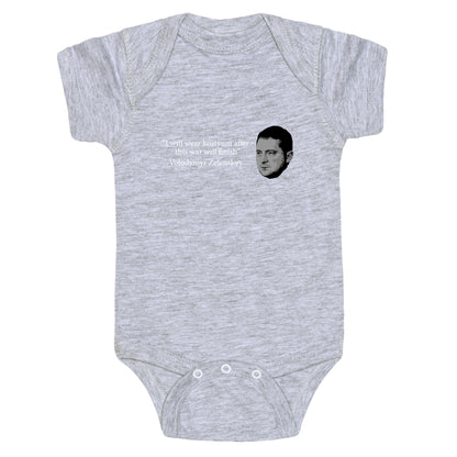 Zelensky Trump Costume Quote Baby One-Piece