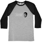 Zelensky Trump Costume Quote Baseball Tee