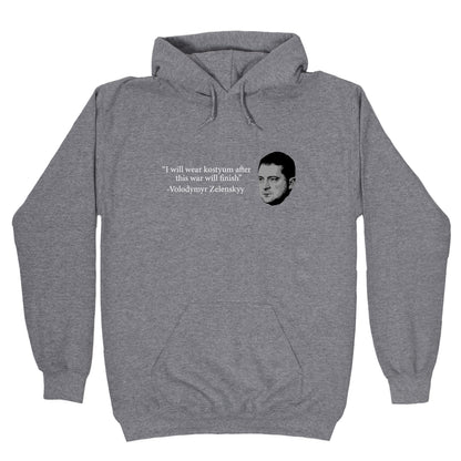 Zelensky Trump Costume Quote Hoodie