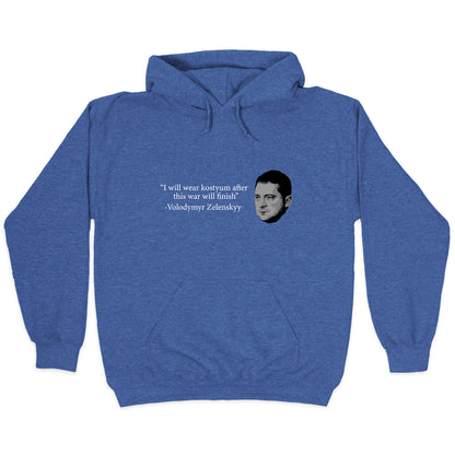 Zelensky Trump Costume Quote Hoodie