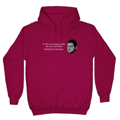 Zelensky Trump Costume Quote Hoodie