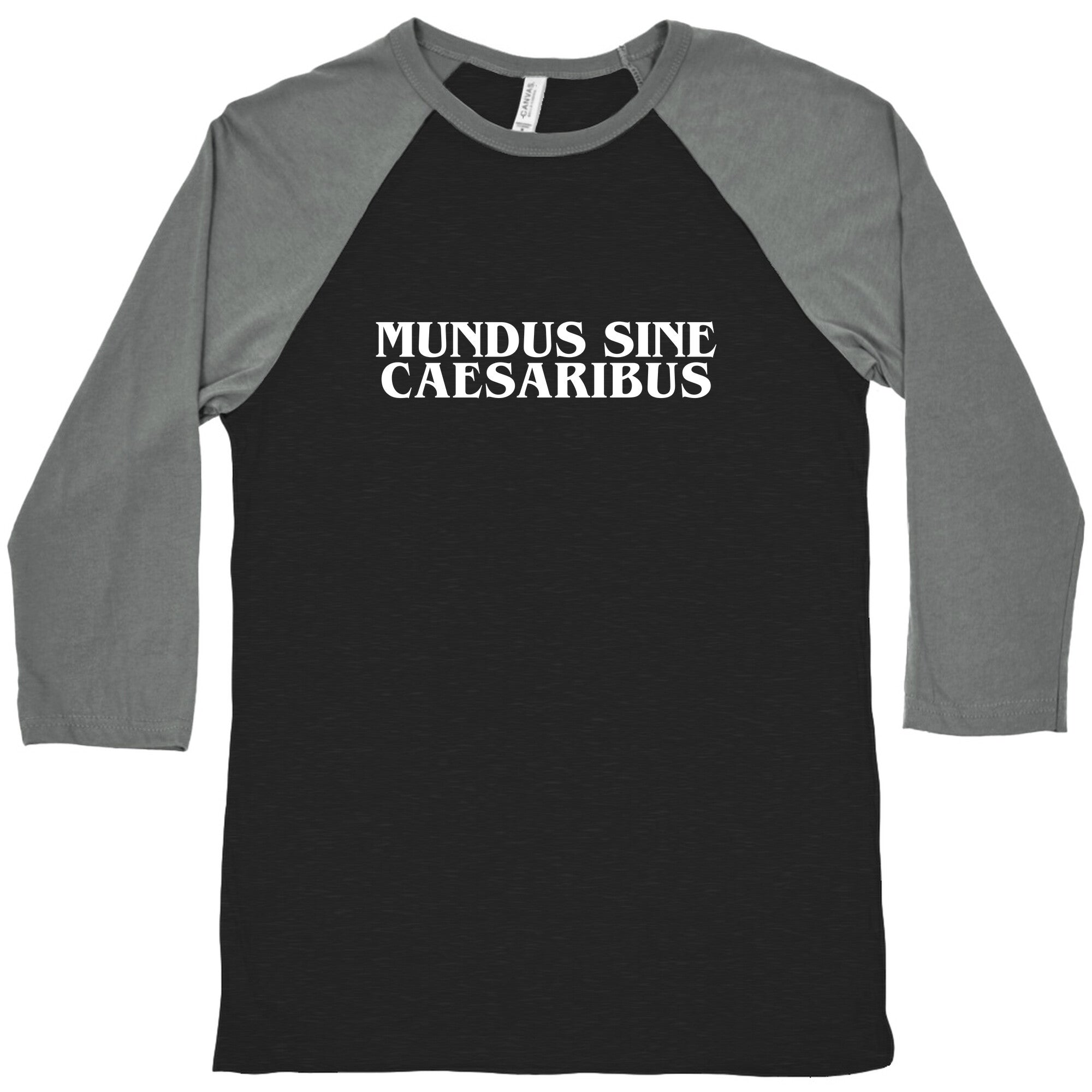 Mundus Sine Caesaribus Baseball Tee