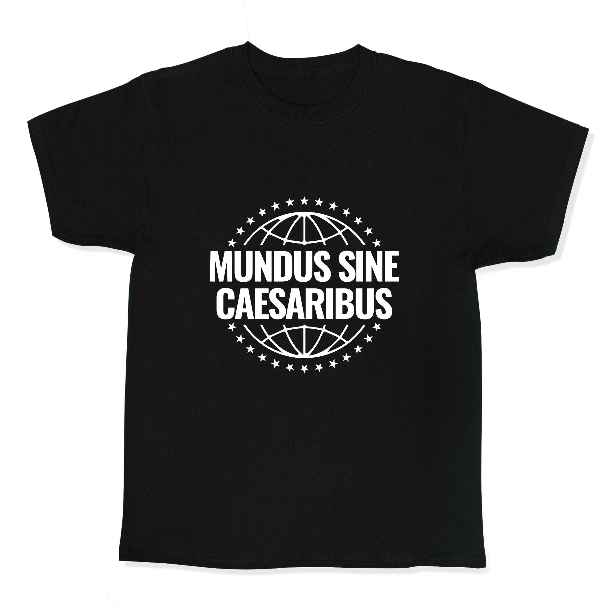 Mundus Sine Caesaribus Quote Kids Tee