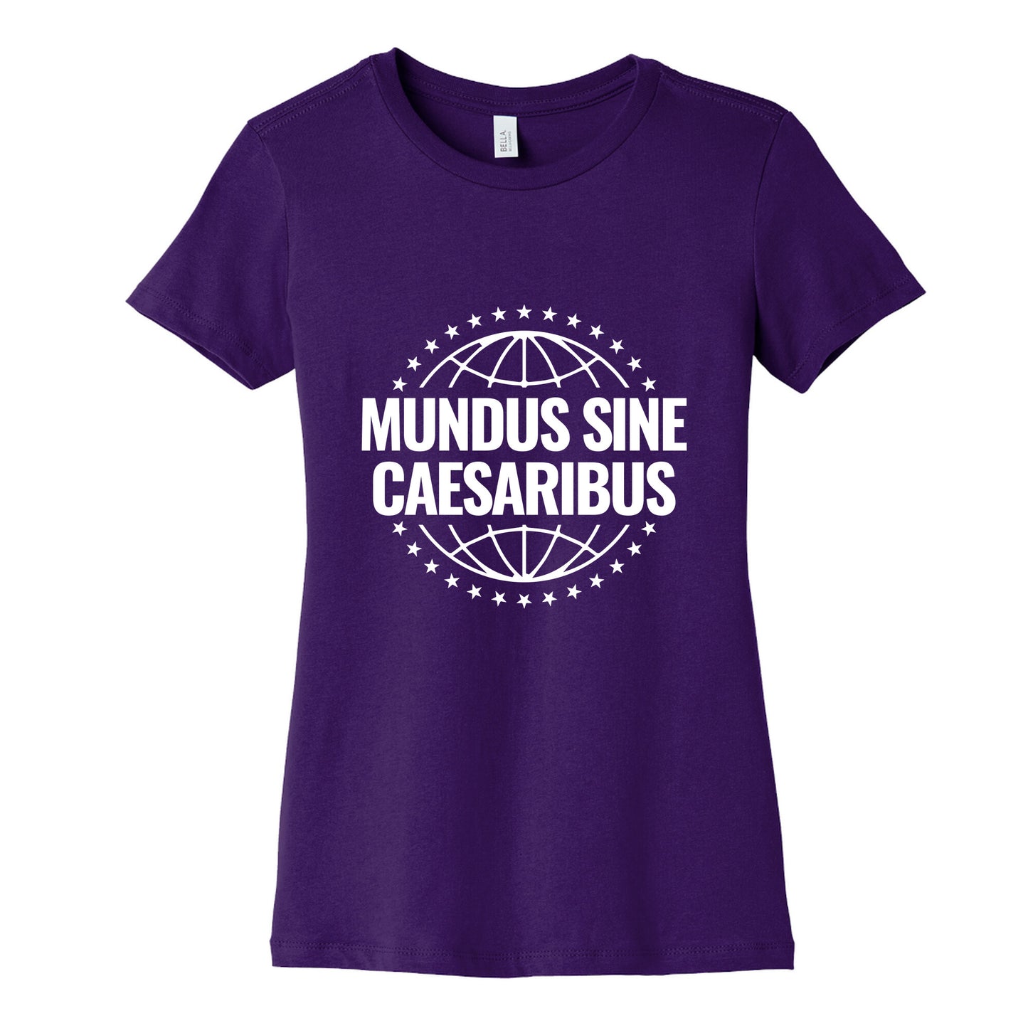 Mundus Sine Caesaribus Quote Womens Cotton Tee