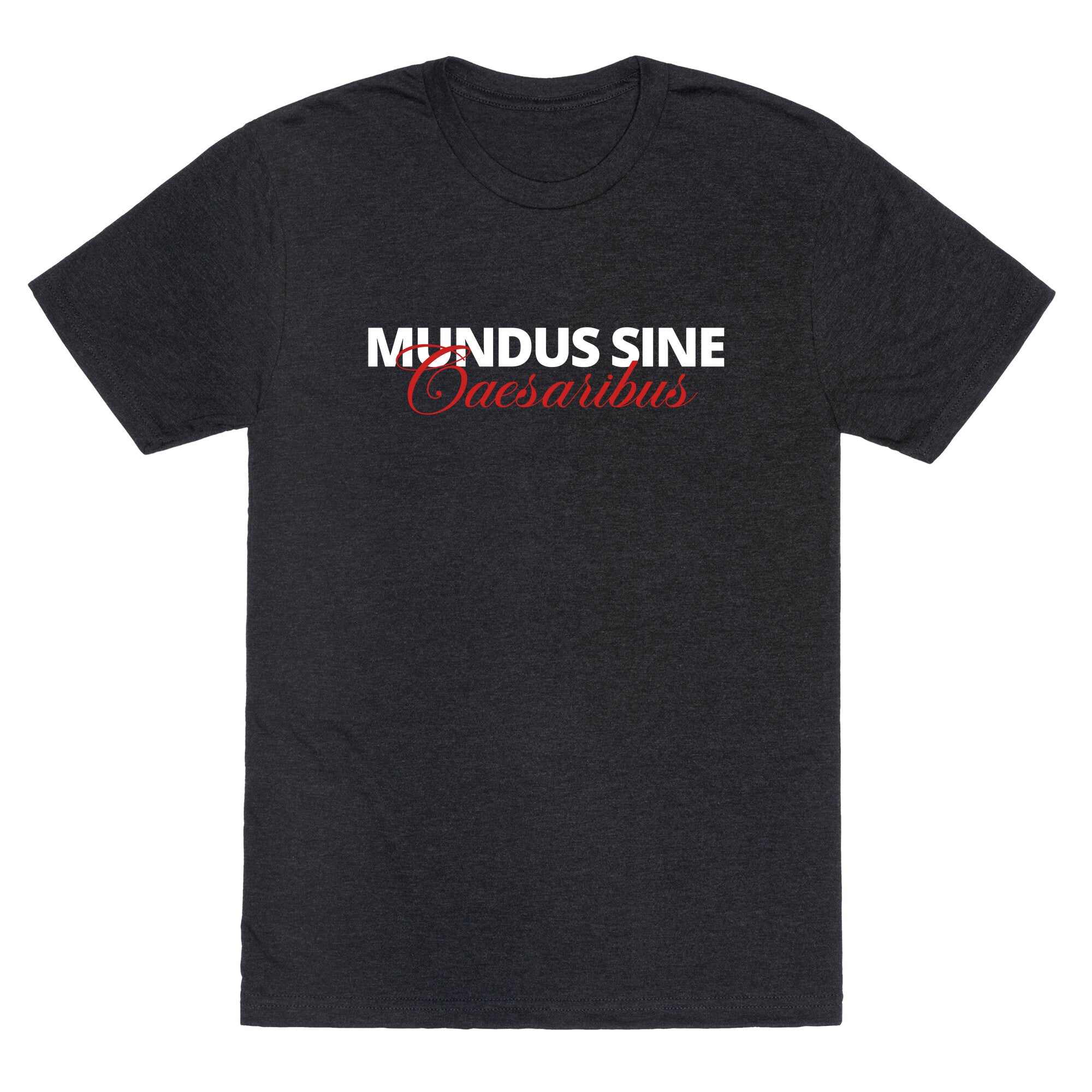 Mundus Sine Caesaribus CEO Quote Unisex Triblend Tee