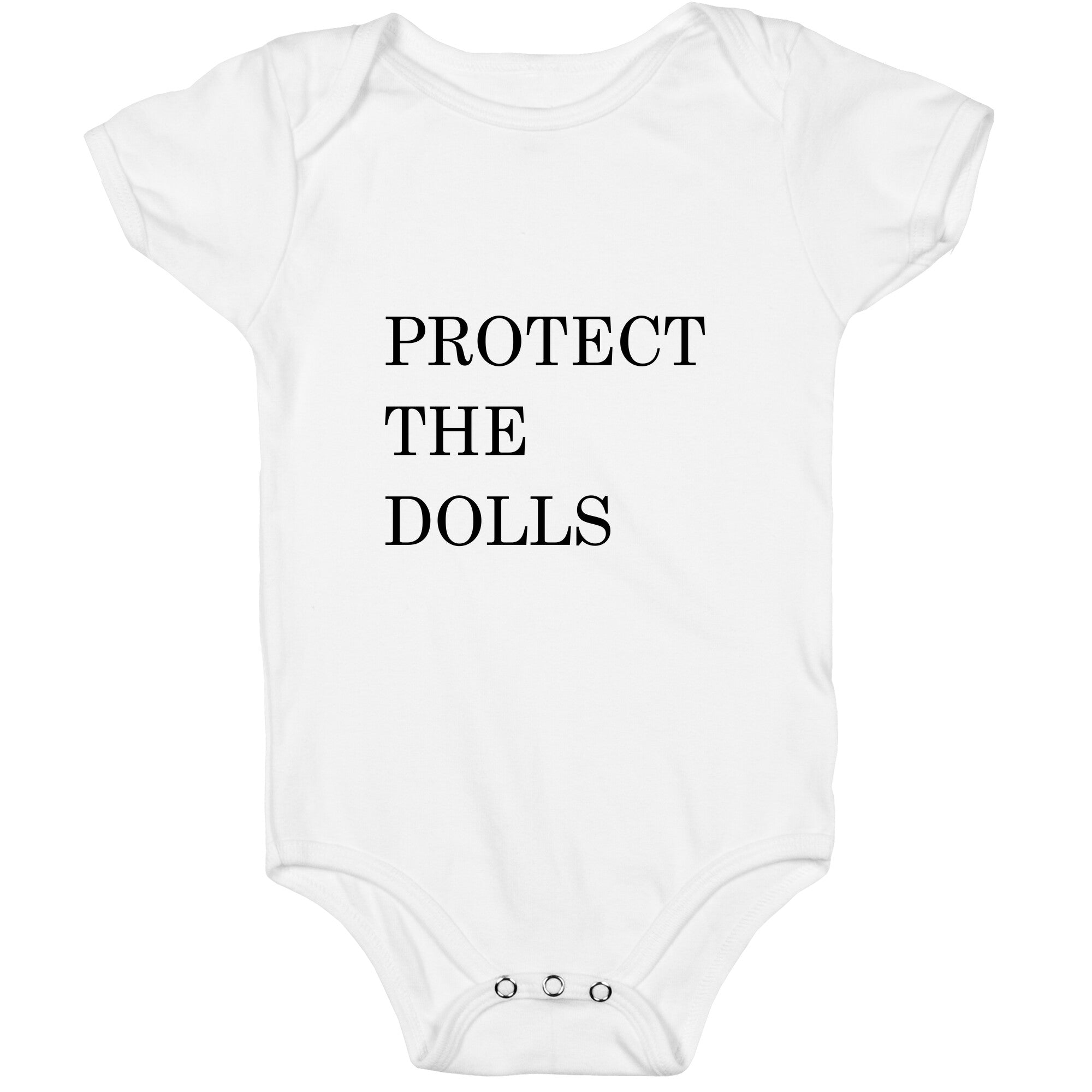 Protect The Dolls Baby One-Piece