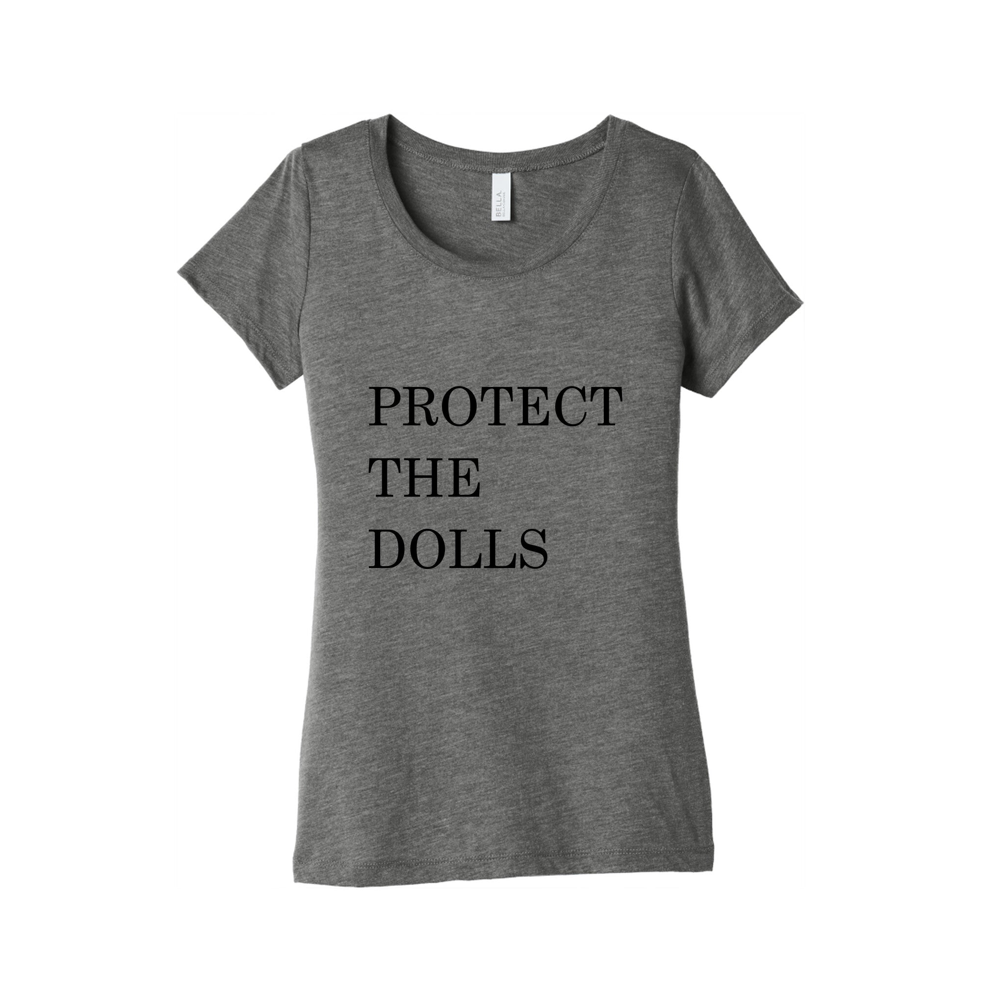 Protect The Dolls Womens Triblend Tee