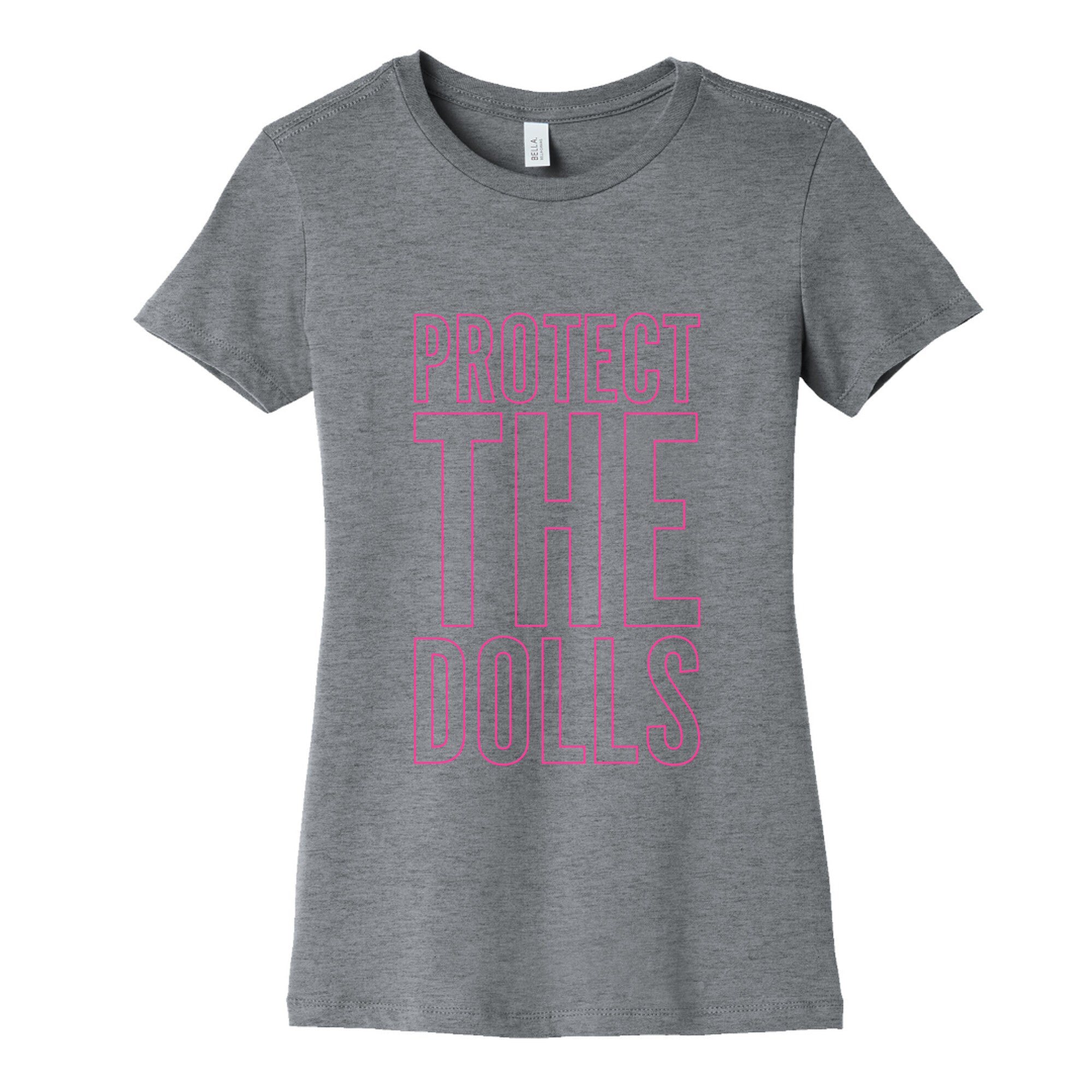 Protect The Dolls Trans Rights Womens Cotton Tee