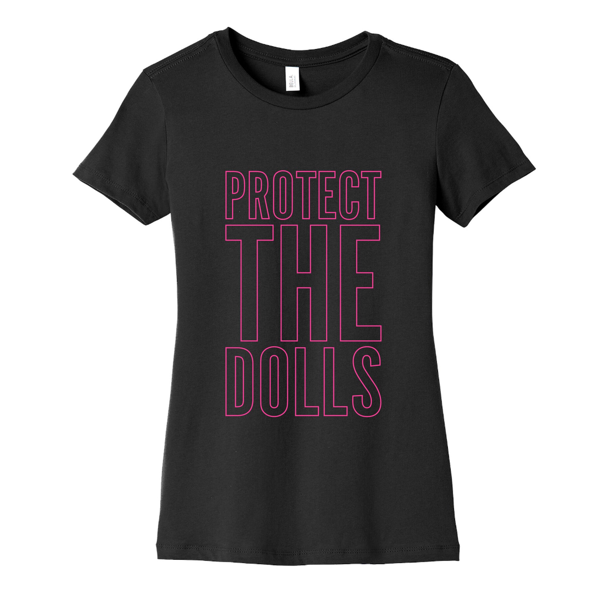 Protect The Dolls Trans Rights Womens Cotton Tee