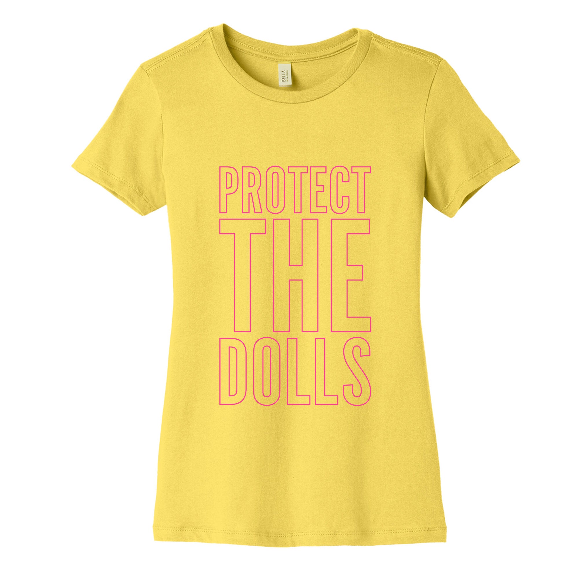 Protect The Dolls Trans Rights Womens Cotton Tee