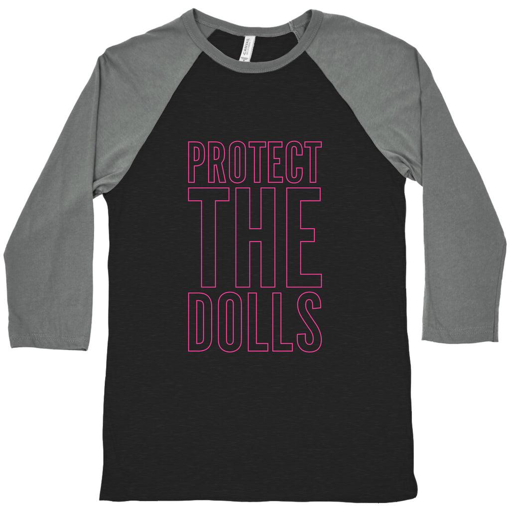 Protect The Dolls Trans Rights Baseball Tee