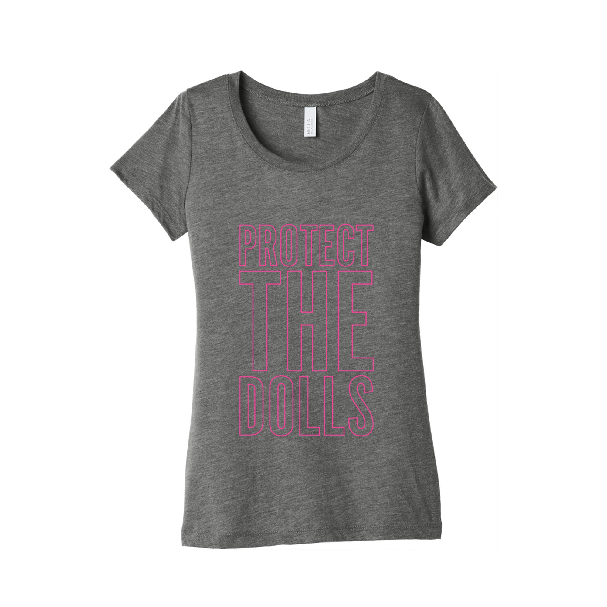 Protect The Dolls Trans Rights Womens Triblend Tee