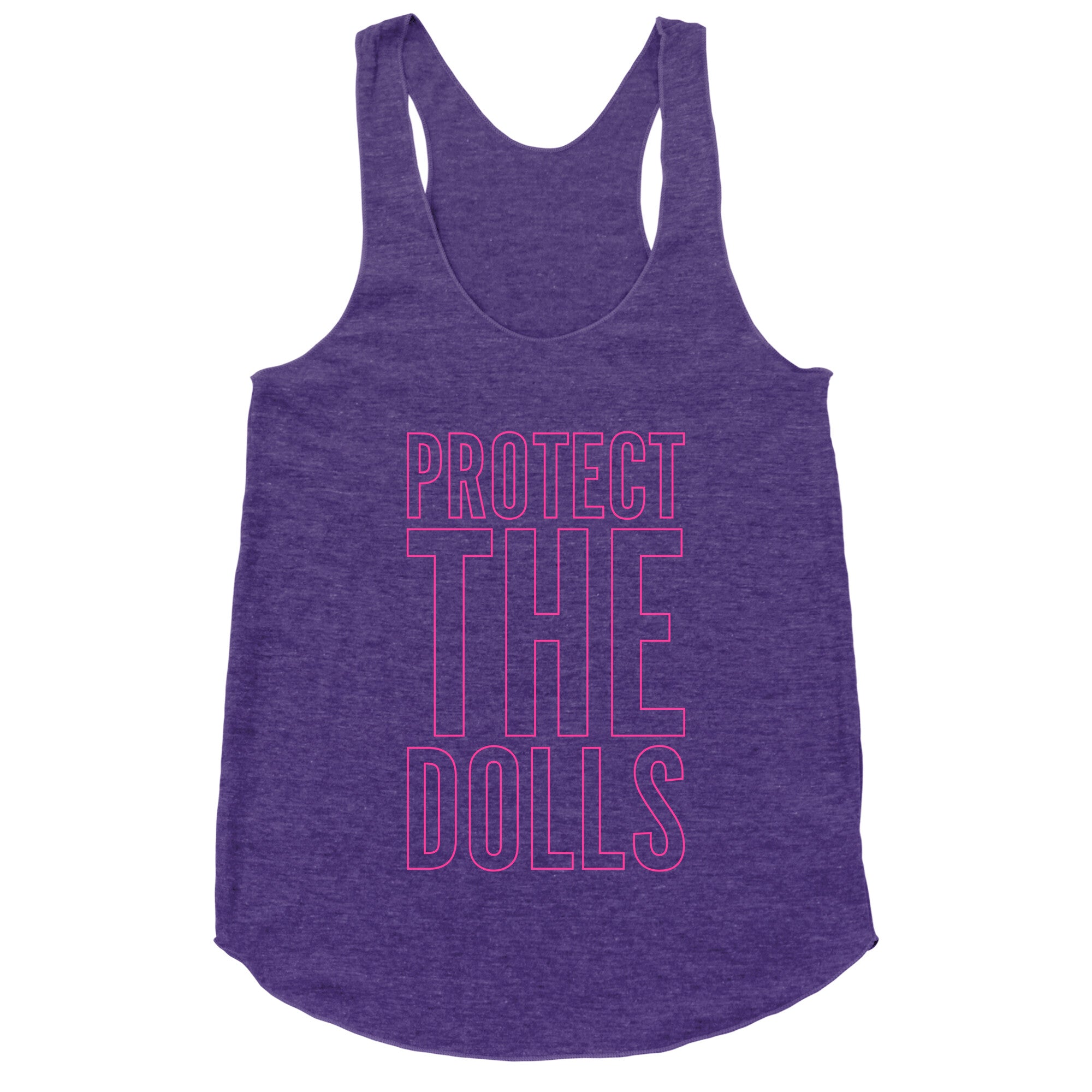Protect The Dolls Trans Rights Racerback Tank