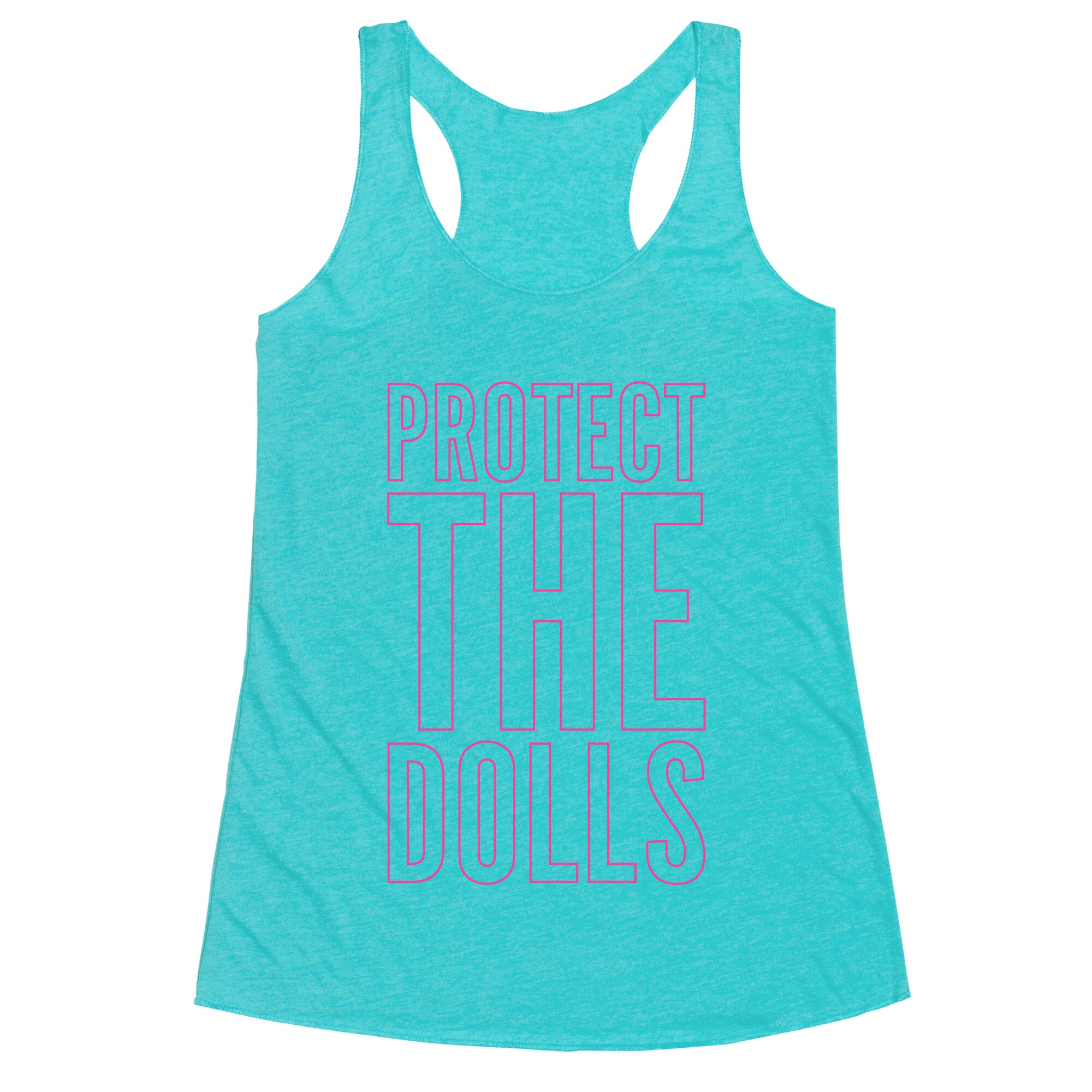 Protect The Dolls Trans Rights Racerback Tank