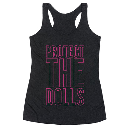 Protect The Dolls Trans Rights Racerback Tank