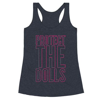 Protect The Dolls Trans Rights Racerback Tank