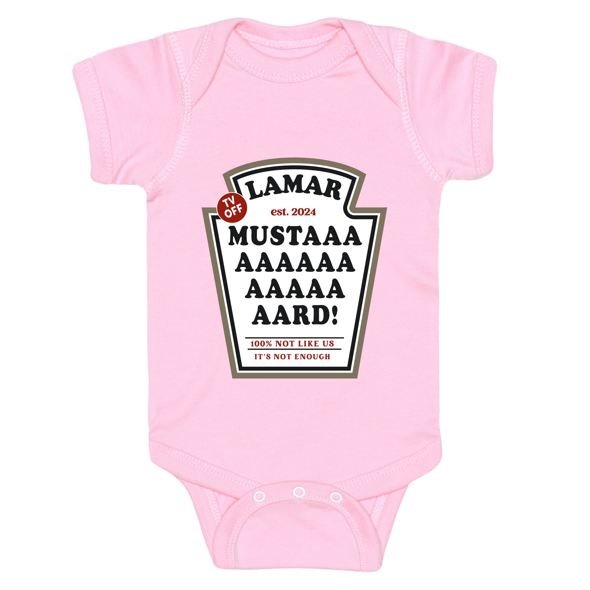 Kendrick Mustard TV Off Baby One-Piece