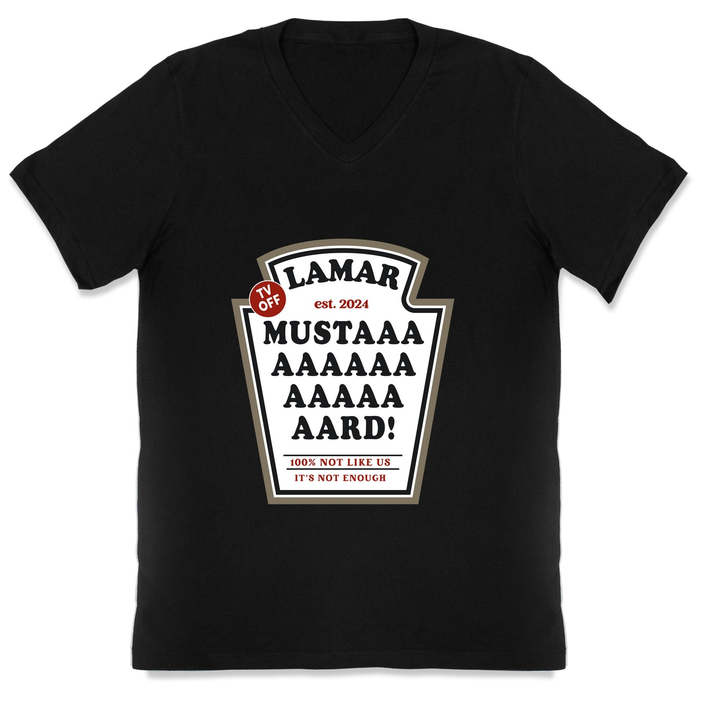 Kendrick Mustard TV Off V-Neck