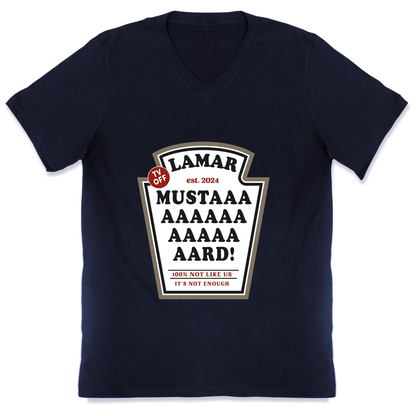 Kendrick Mustard TV Off V-Neck