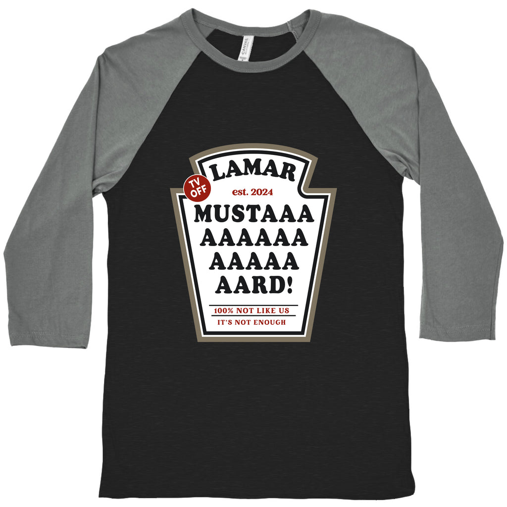 Kendrick Mustard TV Off Baseball Tee