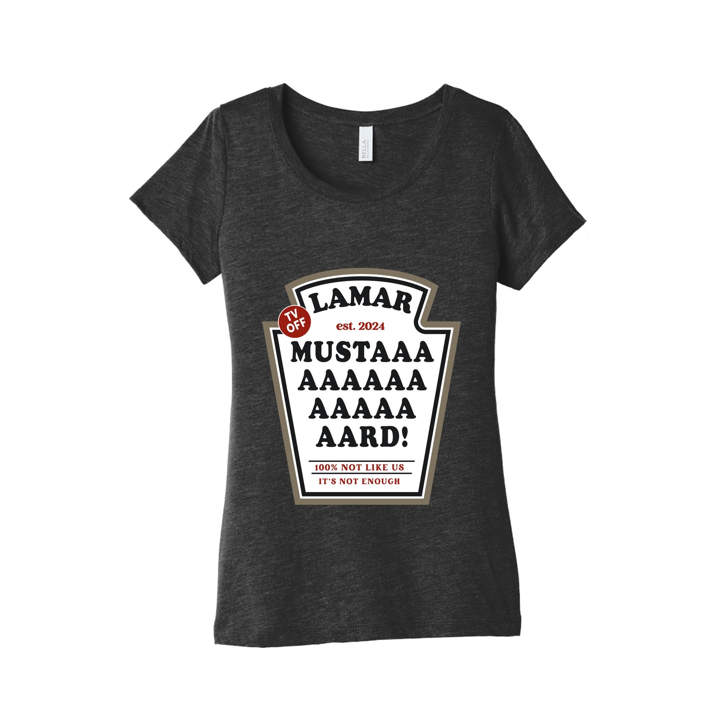 Kendrick Mustard TV Off Womens Triblend Tee