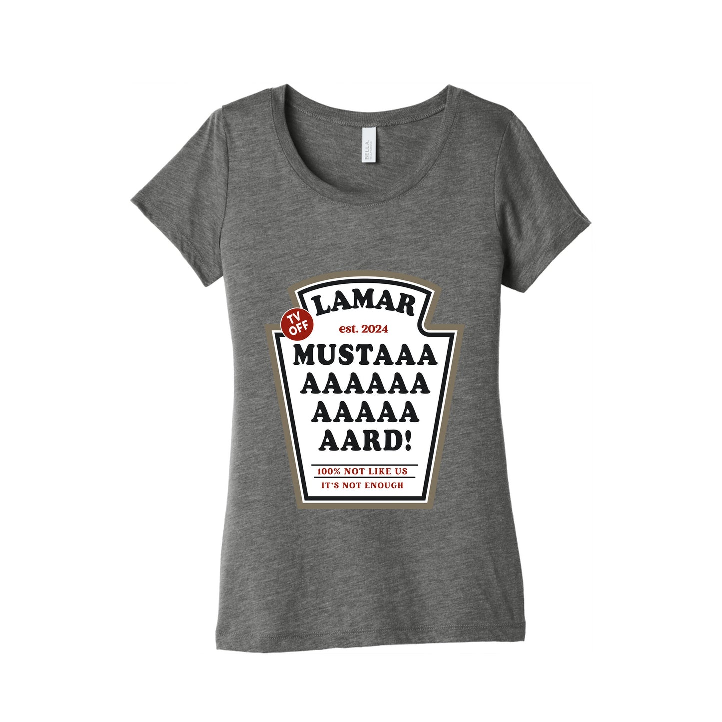 Kendrick Mustard TV Off Womens Triblend Tee