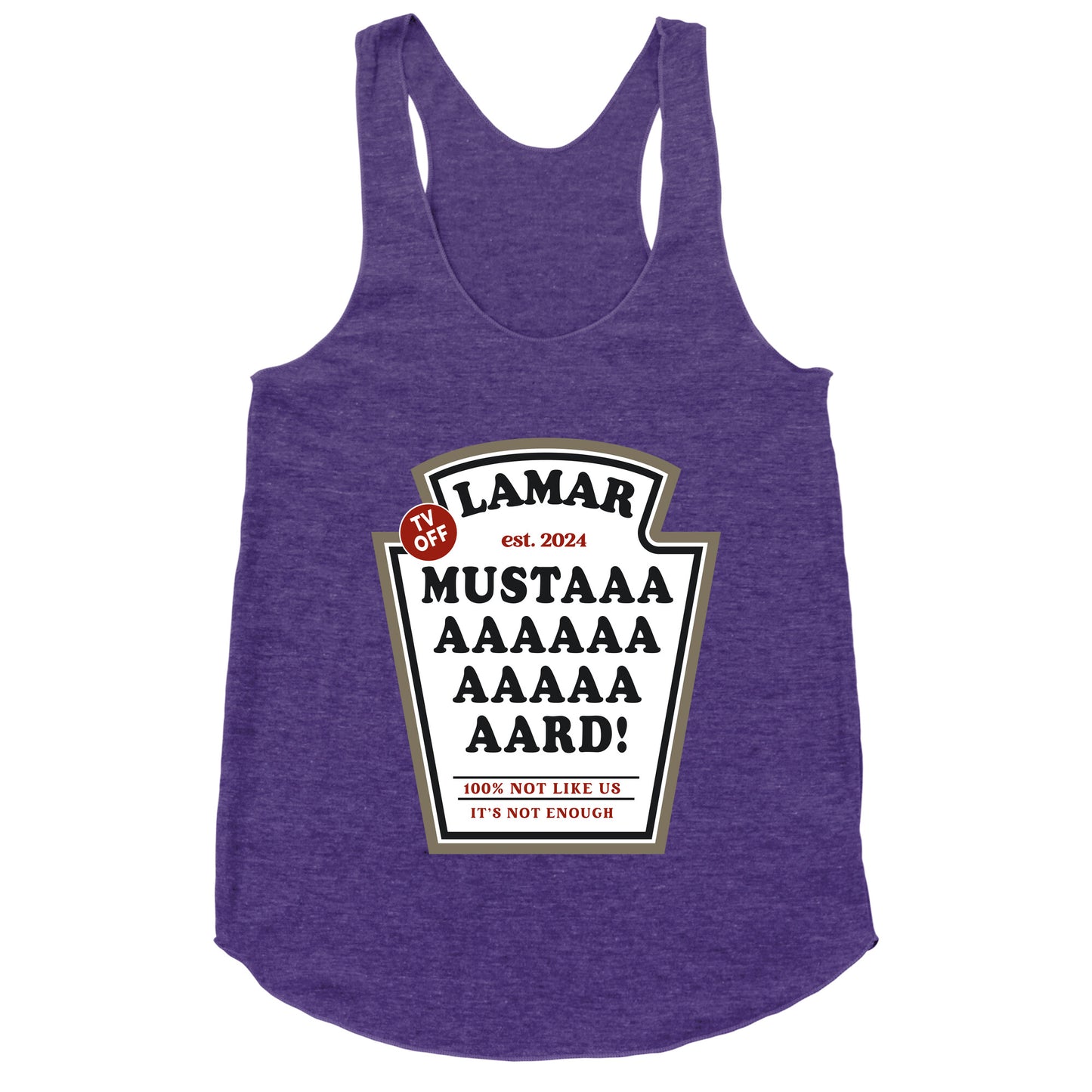 Kendrick Mustard TV Off Racerback Tank