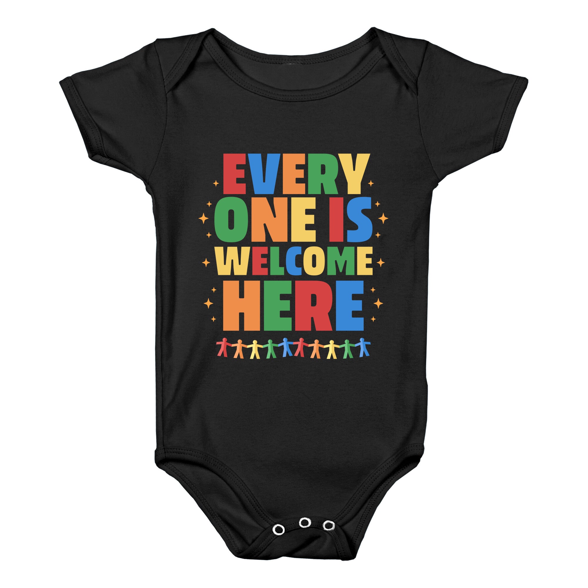 Everyone Is Welcome Here Baby One-Piece