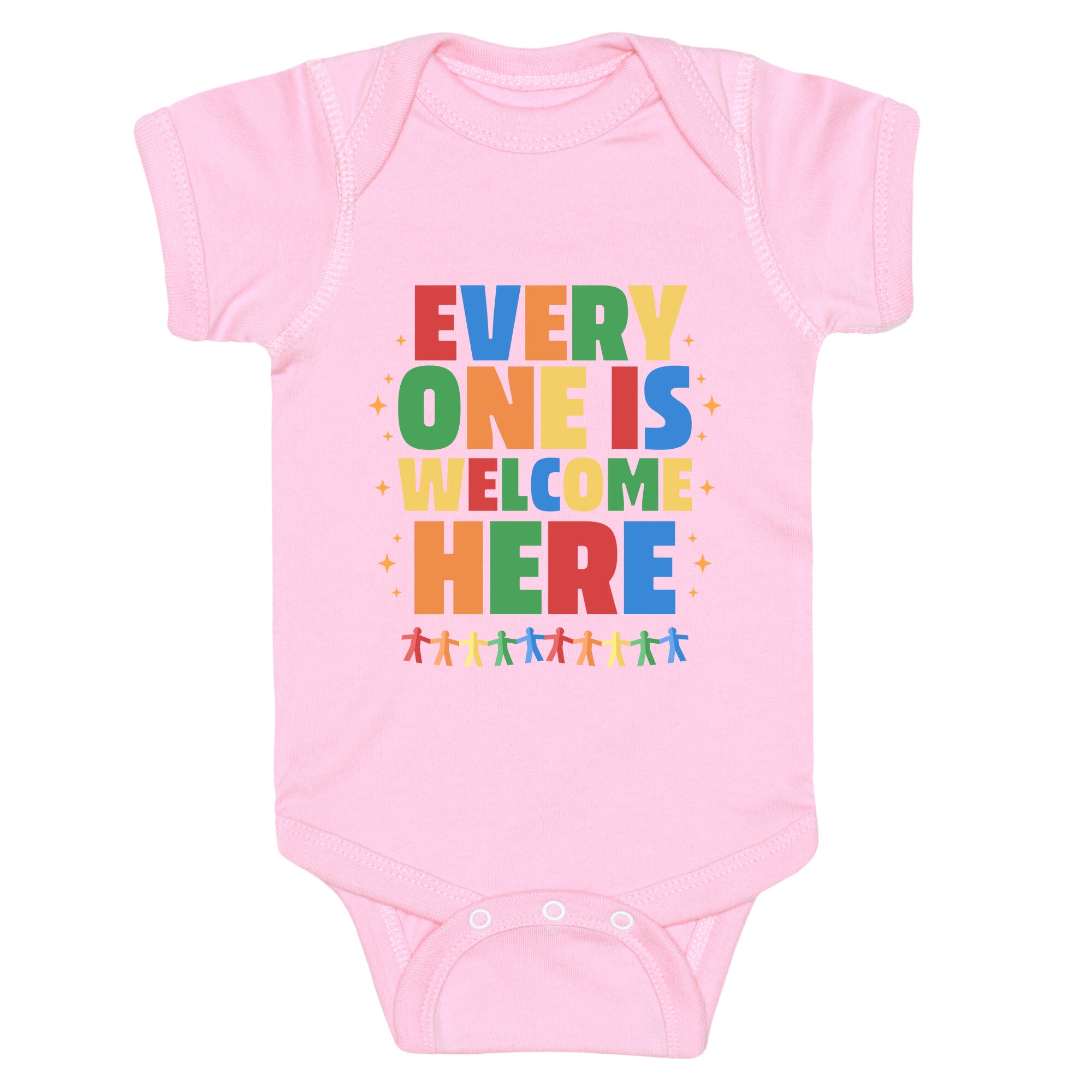 Everyone Is Welcome Here Baby One-Piece