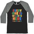 Everyone Is Welcome Here Baseball Tee