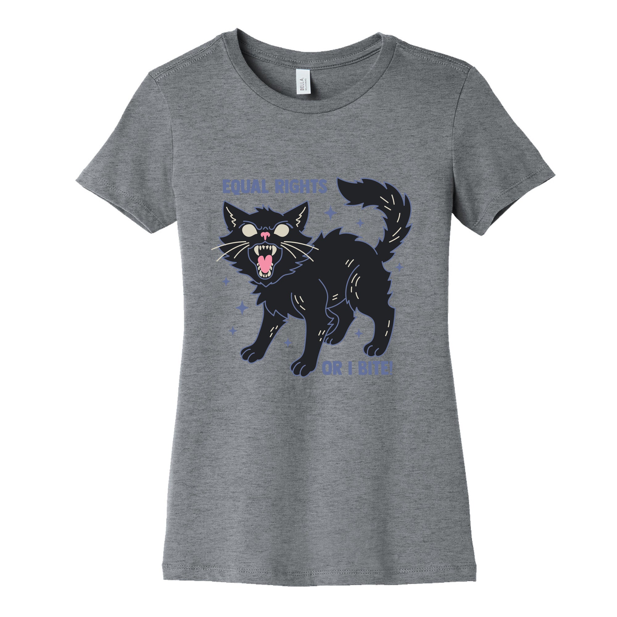Equal Rights or I Bite Womens Cotton Tee