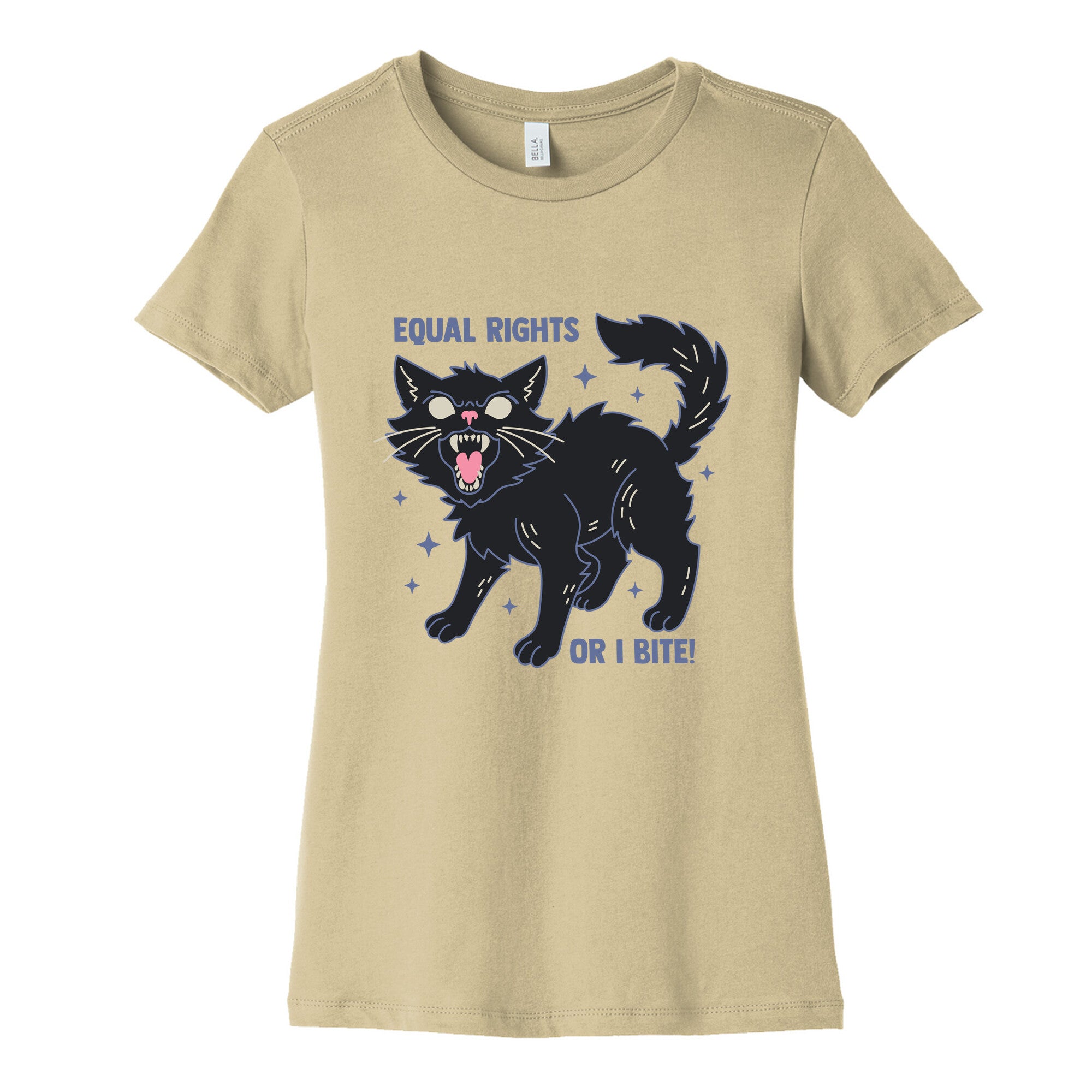 Equal Rights or I Bite Womens Cotton Tee