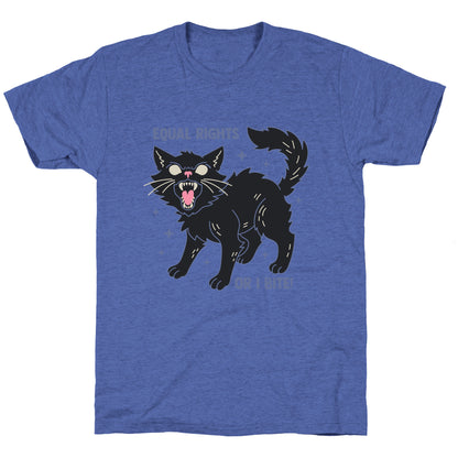 Equal Rights or I Bite Unisex Triblend Tee