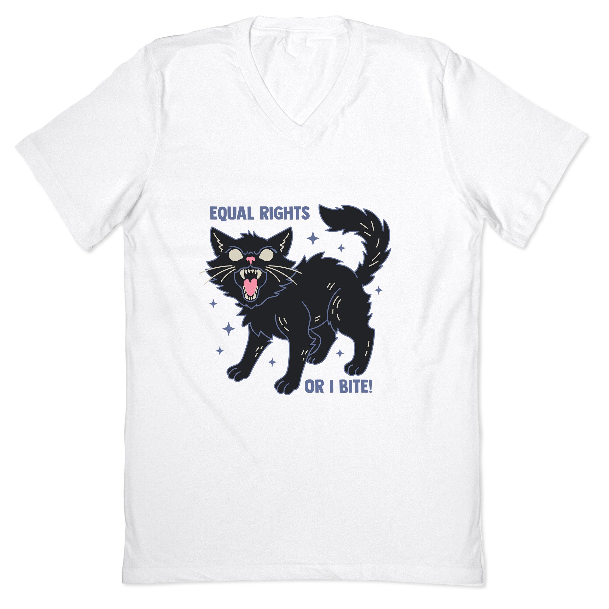 Equal Rights or I Bite V-Neck