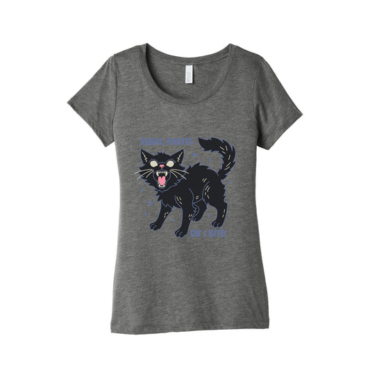 Equal Rights or I Bite Womens Triblend Tee