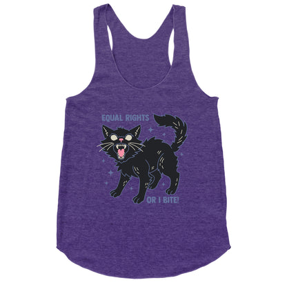 Equal Rights or I Bite Racerback Tank