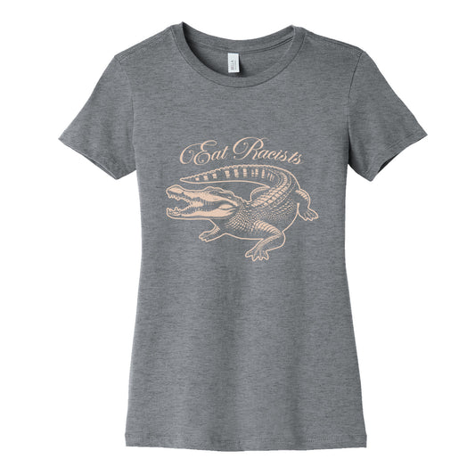 Eat Racists Womens Cotton Tee