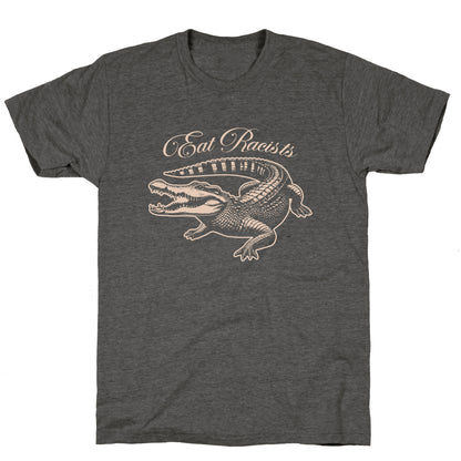 Eat Racists Unisex Triblend Tee